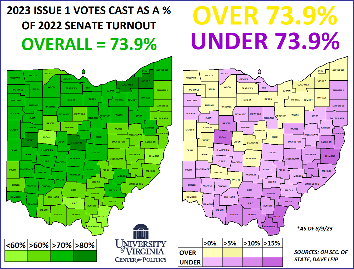 Mamie Jackson Kabar Ohio Issue 1 Voting Results Map