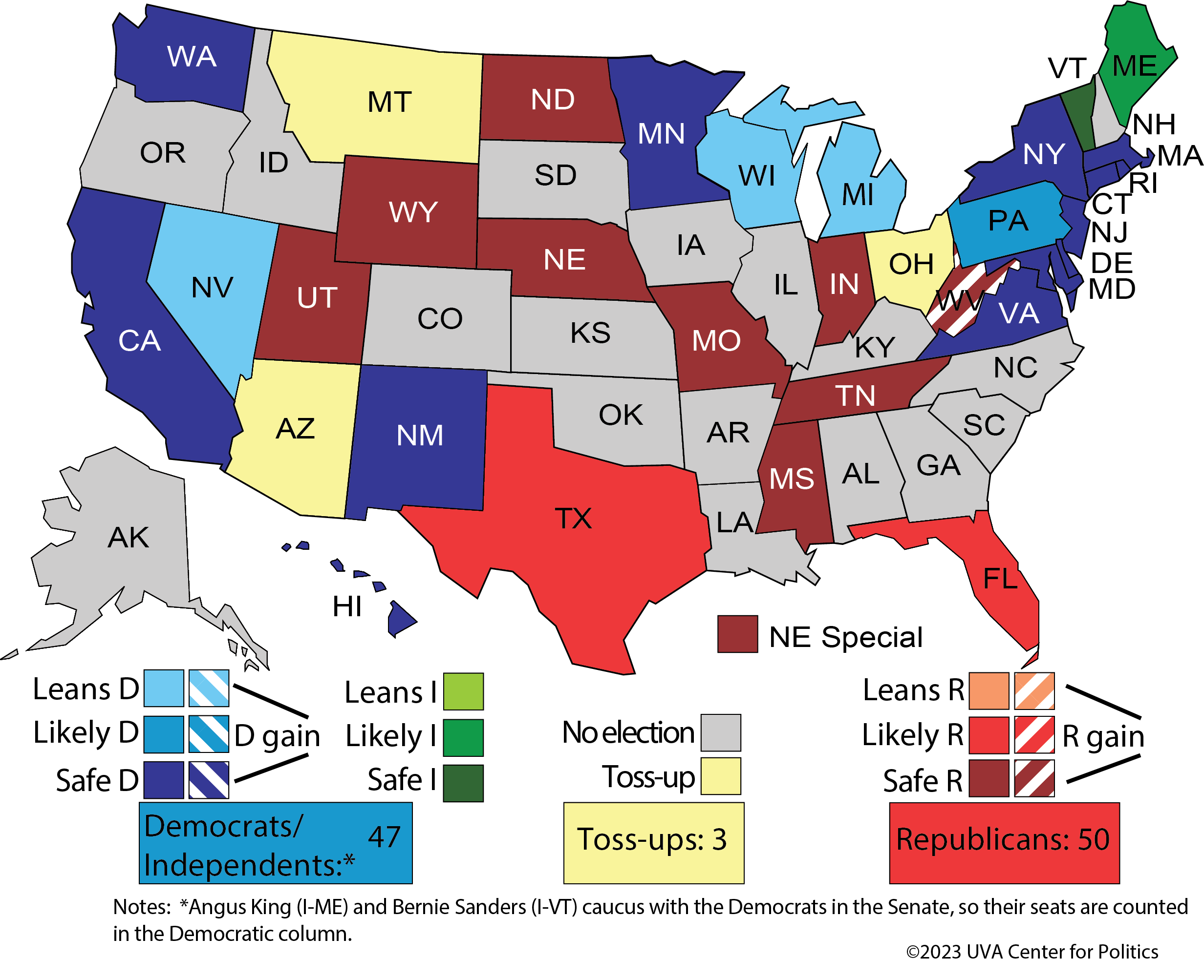 2023 11 09 Senate Map 
