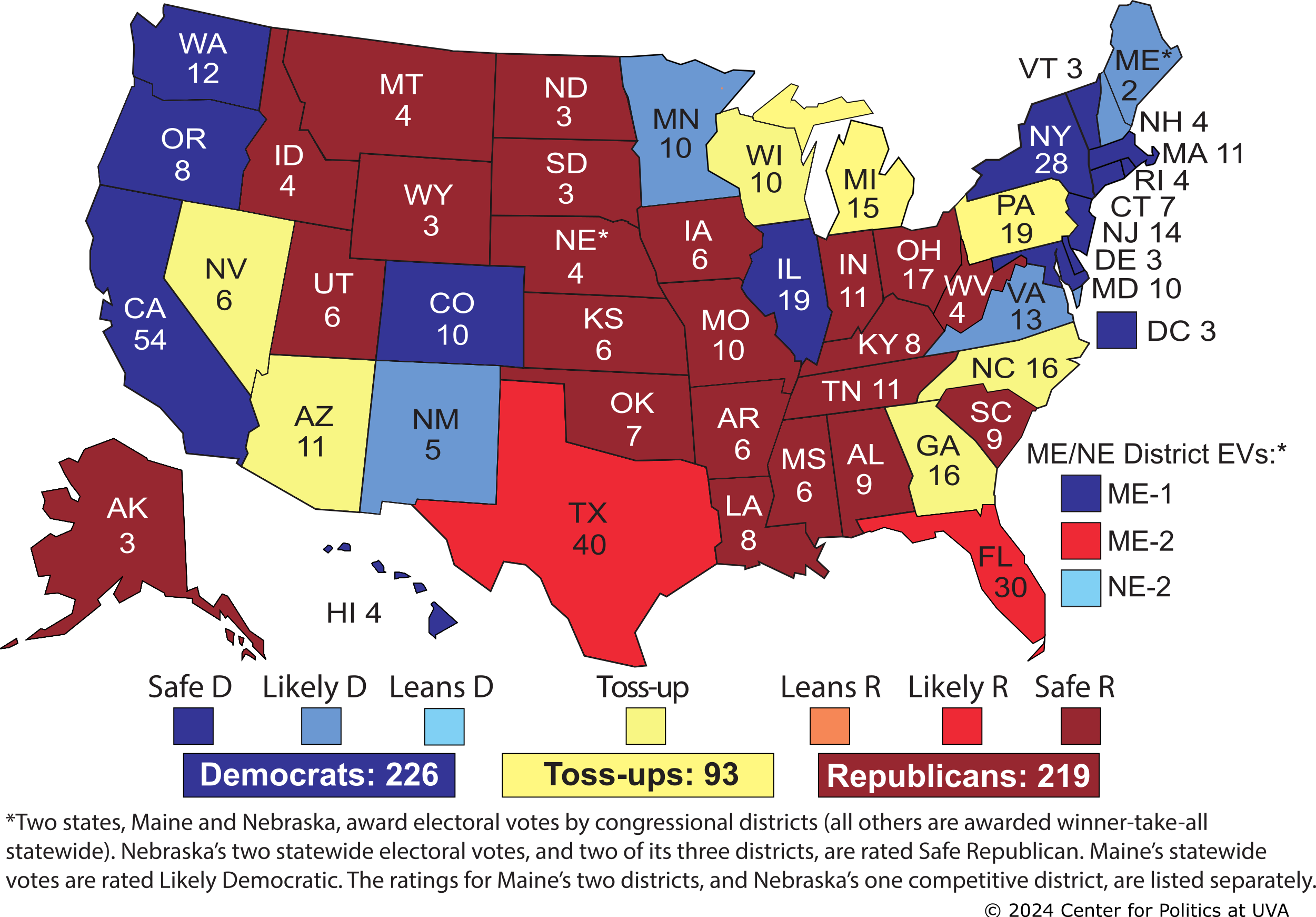 2024 President Sabato's Crystal Ball