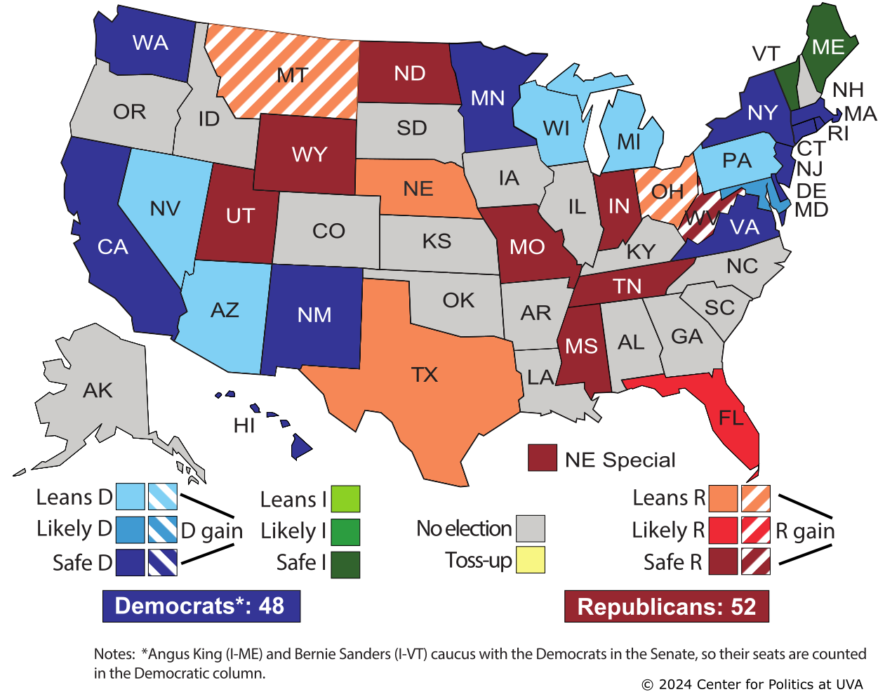 Our Final 2024 Ratings Sabato's Crystal Ball